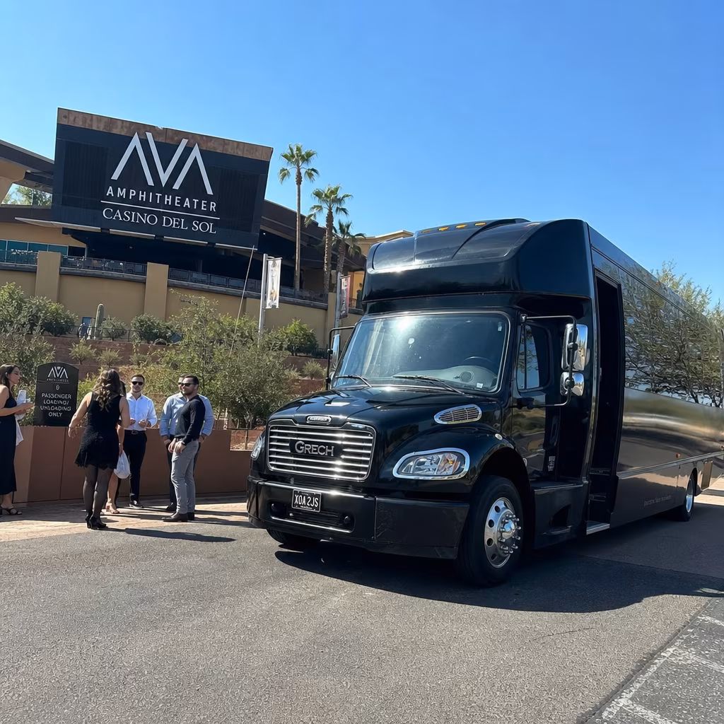 Rent a Bus to AVA Amphitheater at Casino Del Sol