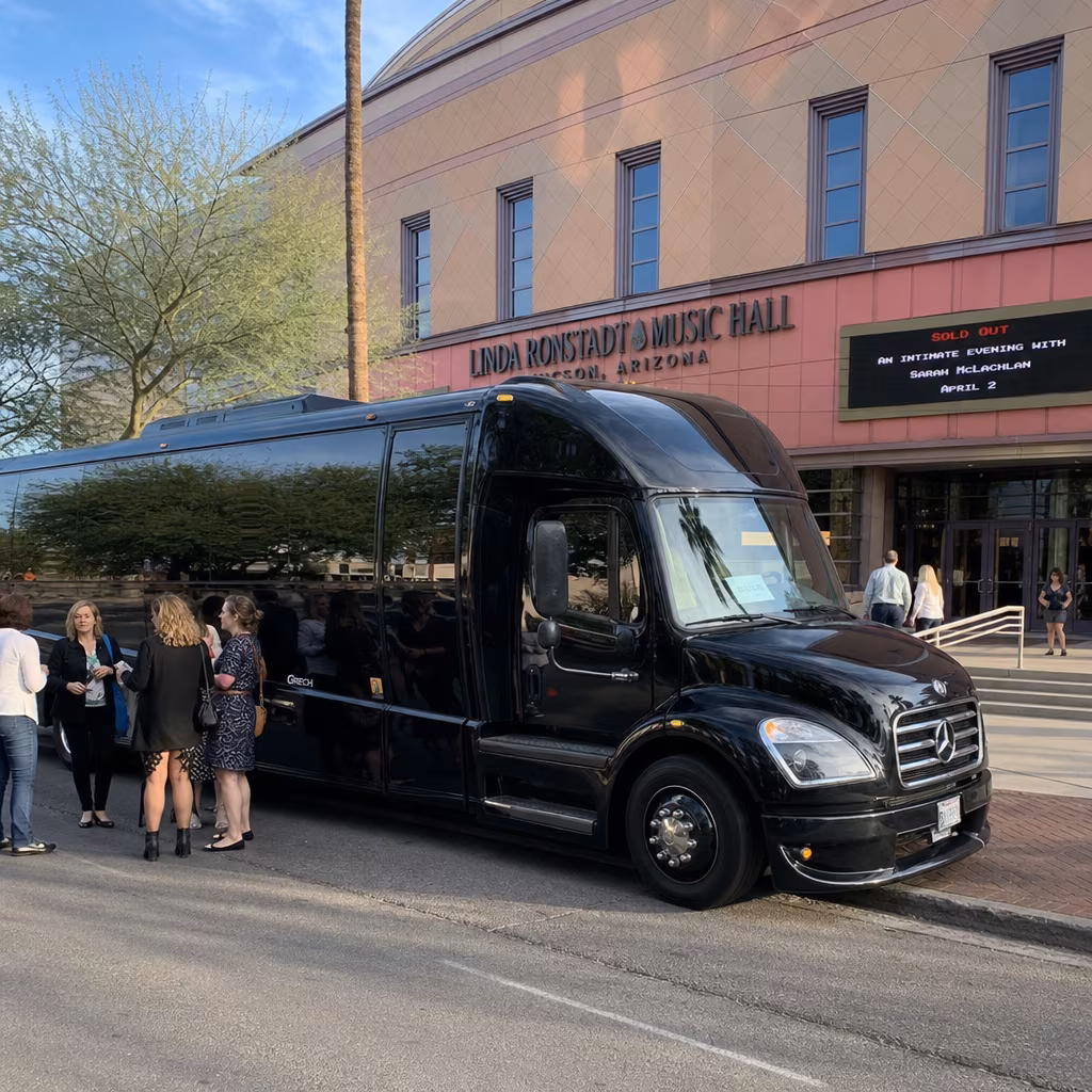 Rent a Bus to Linda Ronstadt Music Hall