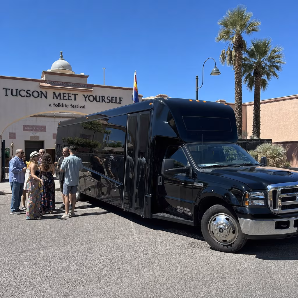 Rent a Bus to Tucson Meet Yourself