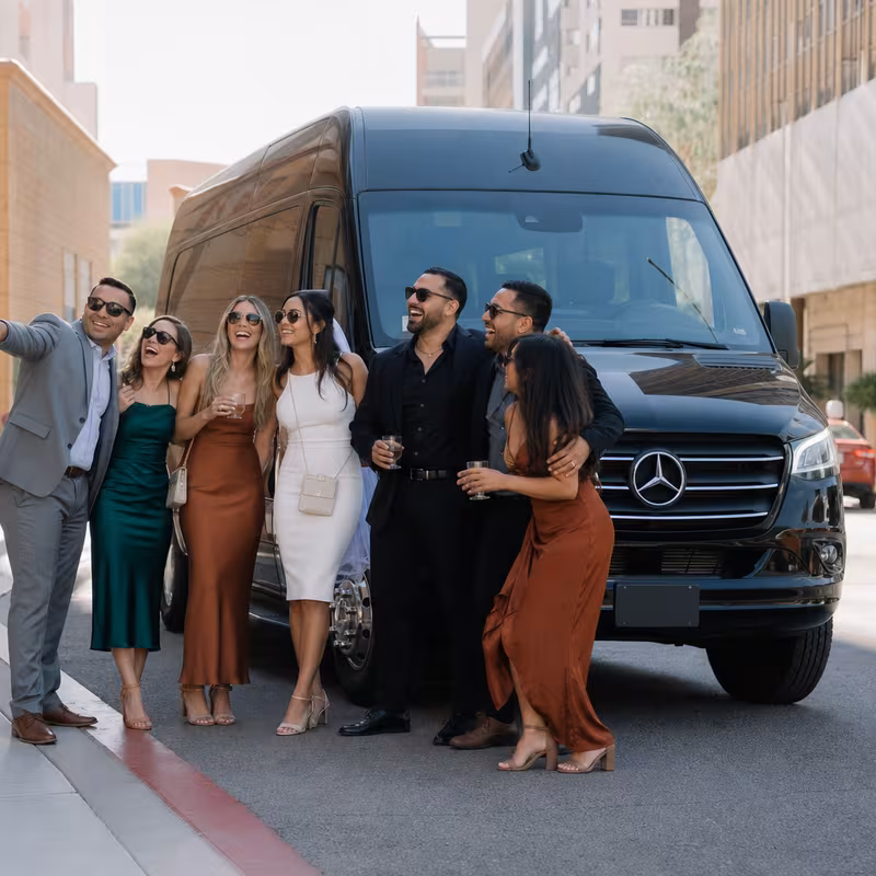 Tucson Bachelor & Bachelorette Transportation fleet vehicle