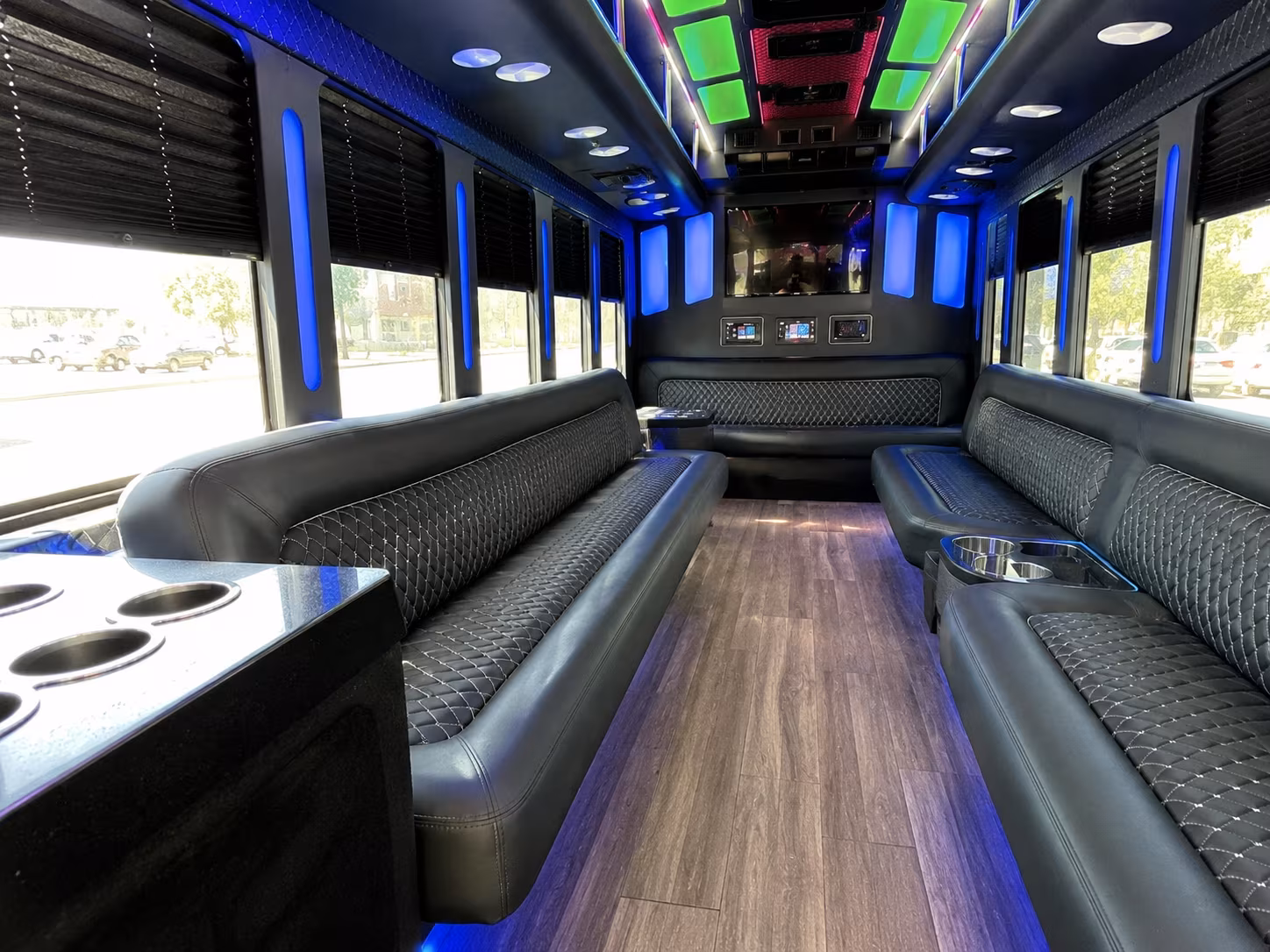 Tucson Bachelor & Bachelorette Transportation party bus exterior