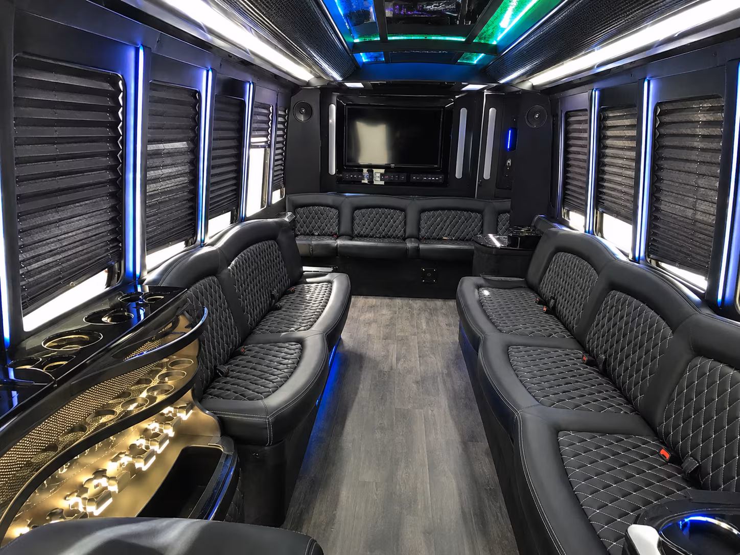 Tucson Prom & Homecoming Transportation party bus exterior