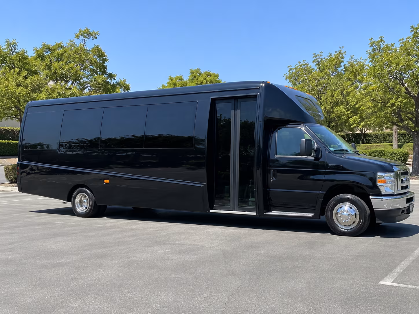 Tucson School Event Transportation party bus exterior