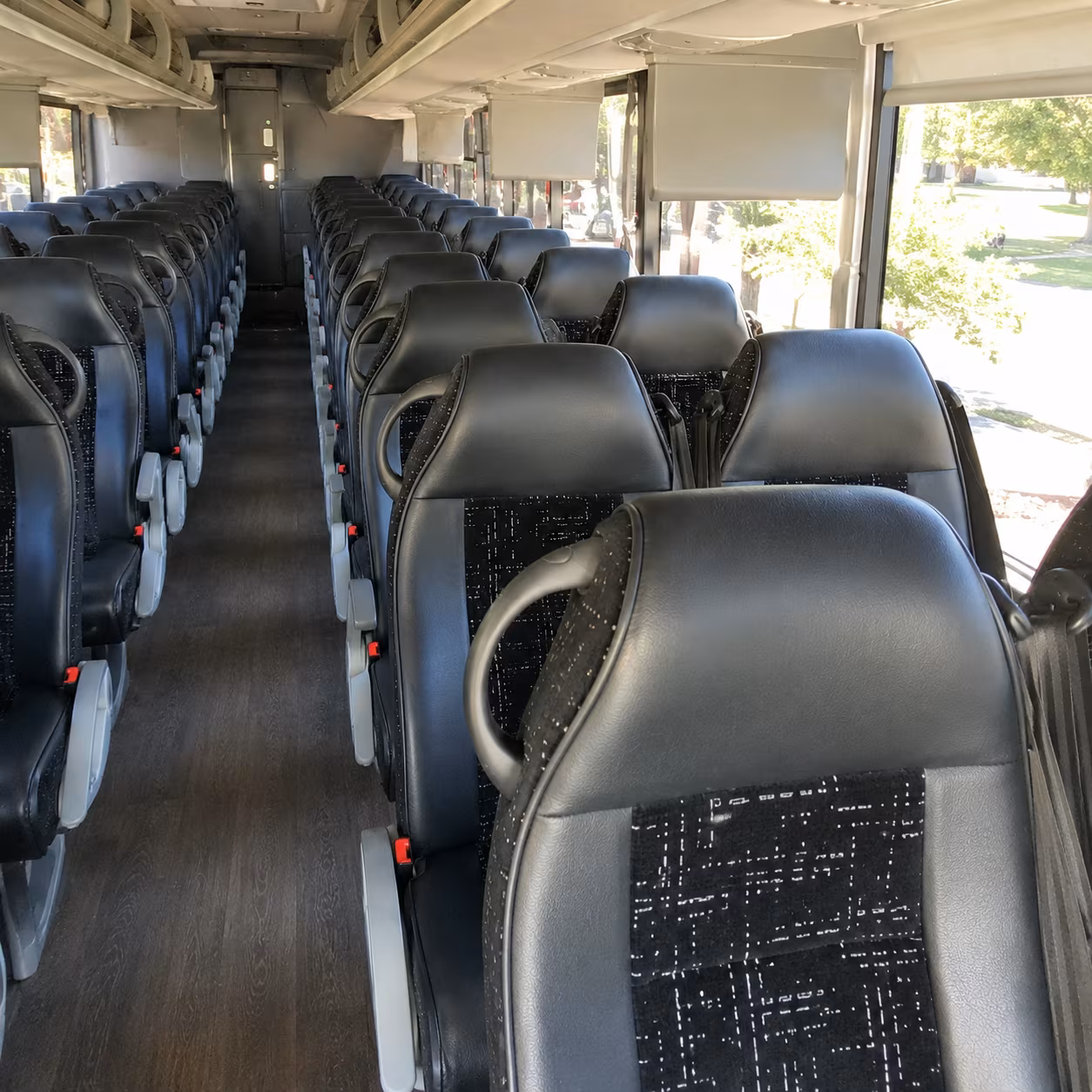 Tucson School Event Transportation party bus interior