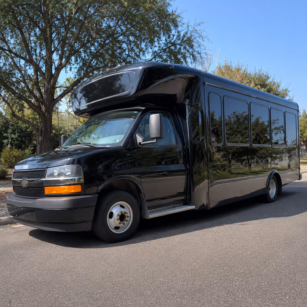 Tucson Sporting Event Transportation party bus exterior
