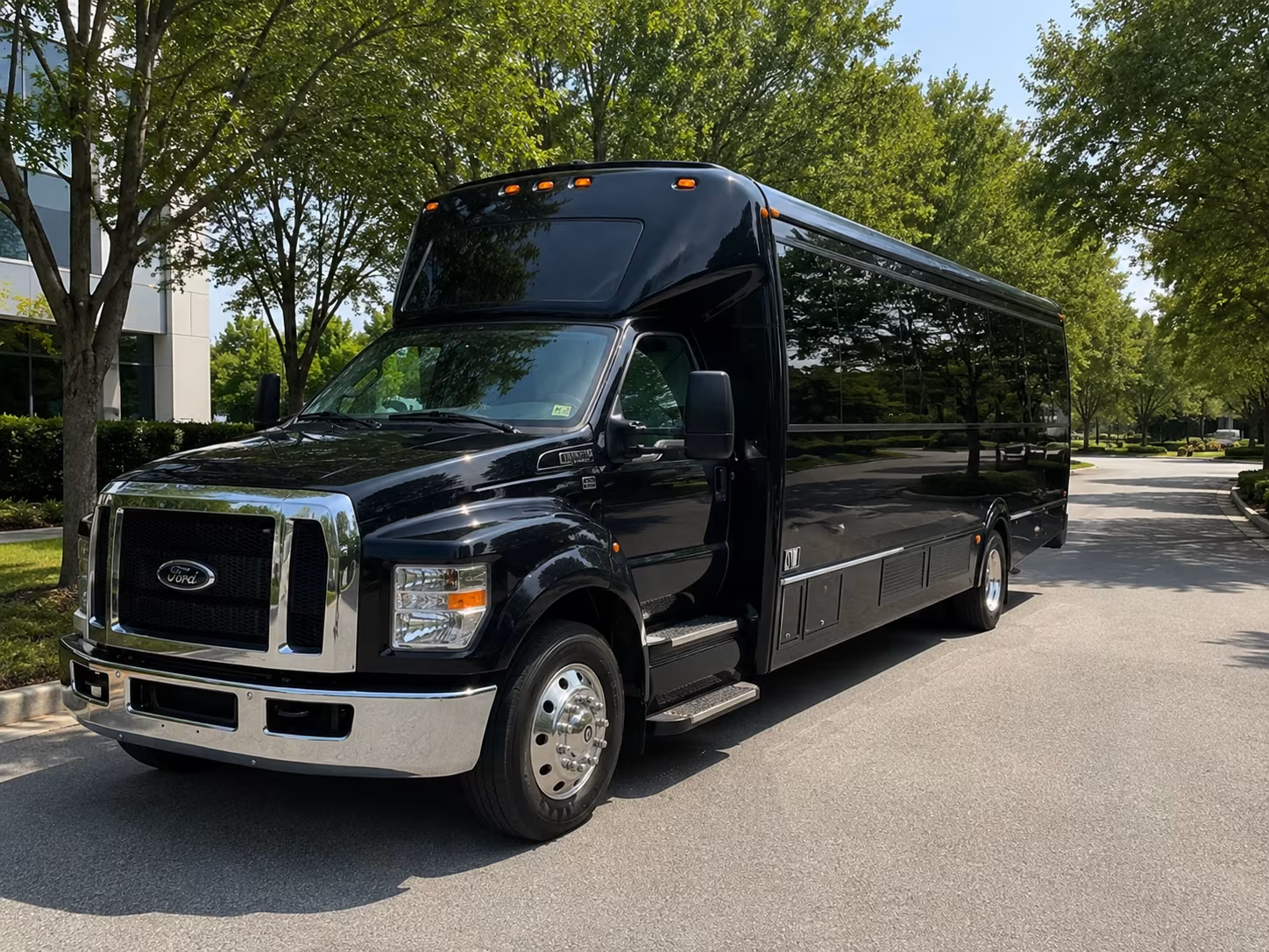 Tucson Wedding Transportation party bus exterior